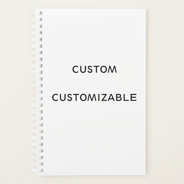 CUSTOM CUSTOMIZABLE CUSTOMIZE BLANK PLANNER (Front)