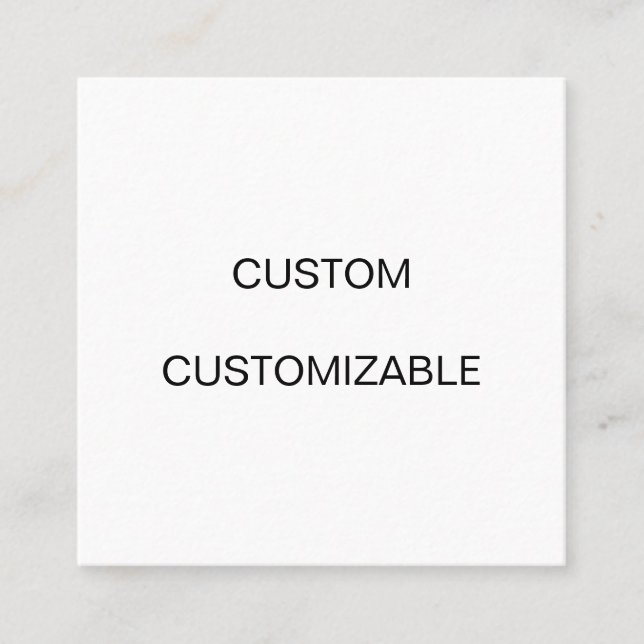 CUSTOM CUSTOMIZABLE CUSTOMIZE TEMPLATE BLANK LOYALTY CARD (Front)