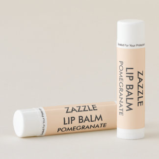 Custom Customizable PEACH POMEGRANATE Lip Balm