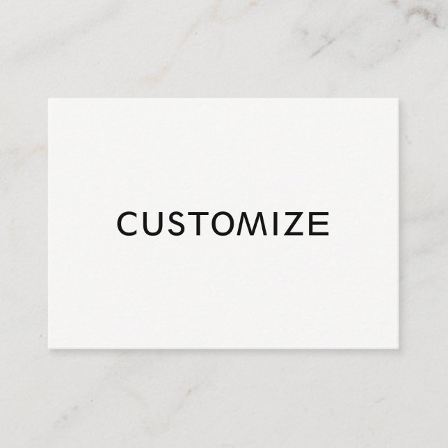 Custom Customize Blank  Business Logo Business Card (Front)
