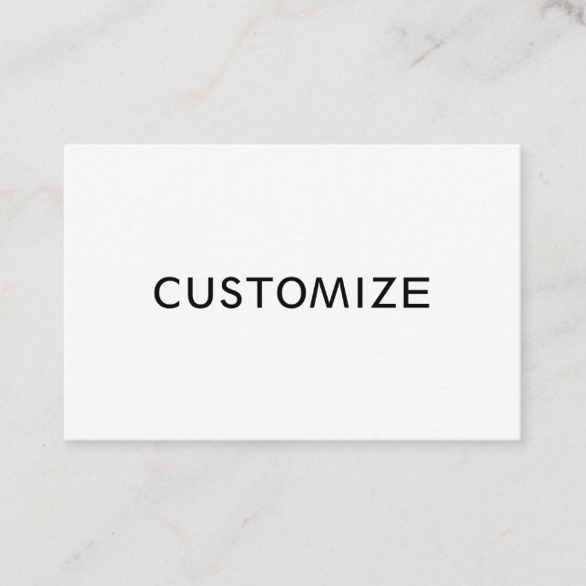 Custom Customize Blank  Business Logo Card (Front)