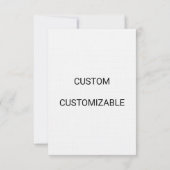 Custom Customize Customizable Template (Back)