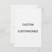 Custom Customize Customizable Template (Front/Back)