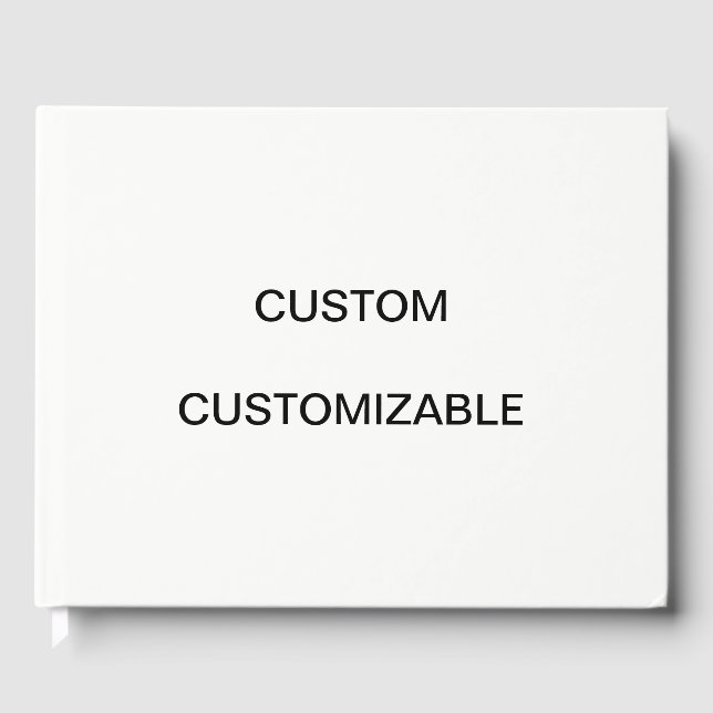 CUSTOM CUSTOMIZE CUSTOMIZABLE TEMPLATE GUEST BOOK (Front)