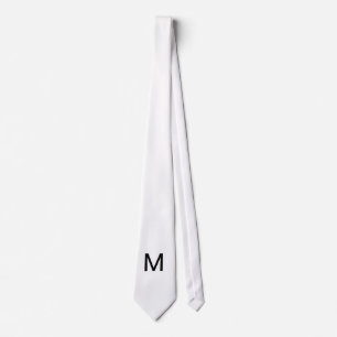 Custom Customize Monogram Design Neck Tie