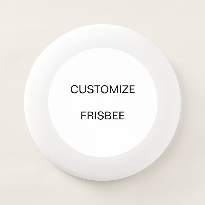 blank frisbee