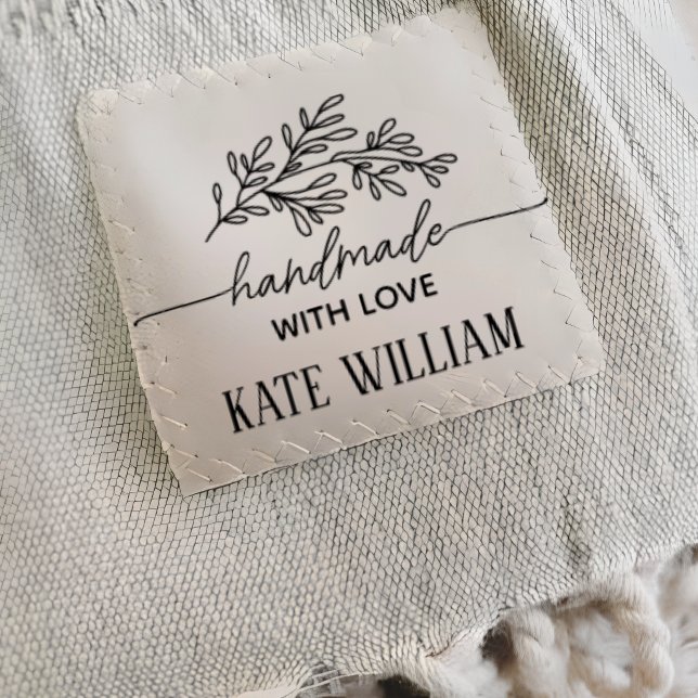 Custom cut and sew Handmade with love Ribbon (Creator Uploaded)