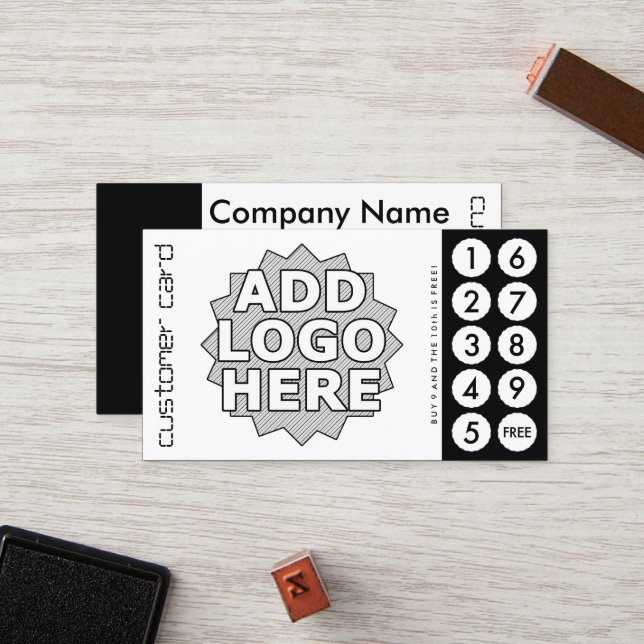 custom cut out punch cards (Front/Back In Situ)