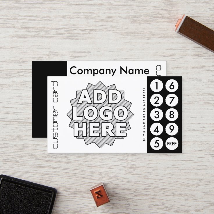 custom cut out punch cards | Zazzle