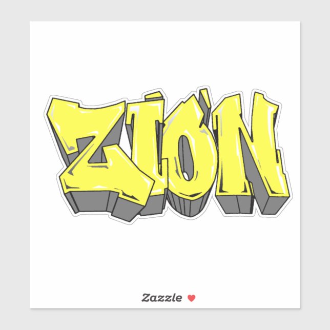 Custom-Cut "Tony" Graffiti Vinyl Sticker (Sheet)