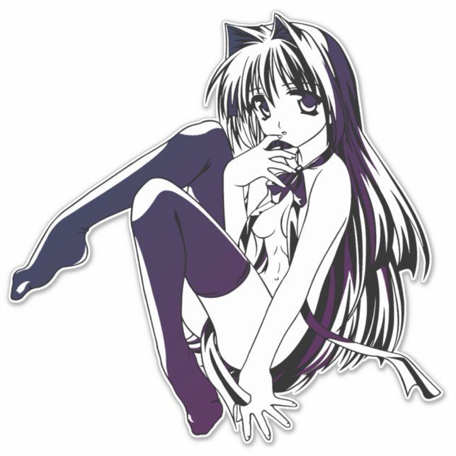 Custom-Cut Vinyl Sticker (Front)