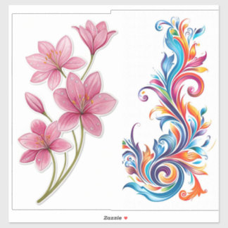 Custom-Cut Vinyl Sticker