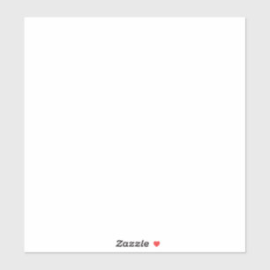 Custom-Cut Vinyl Sticker