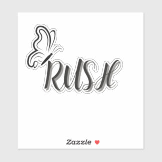 Custom-Cut Vinyl Sticker