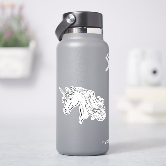 Custom-Cut Vinyl Sticker (HydroFlask)