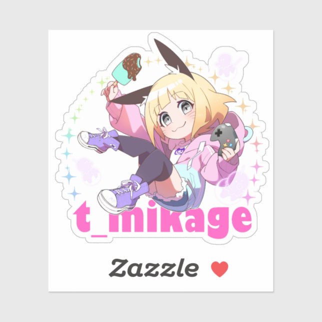 Custom-Cut Vinyl Sticker　貼ってはがせるラップトップスキン Sticker (Sheet)