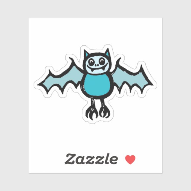 Custom-Cut Vinyl Sticker - Veronica Vampire Bat (Sheet)