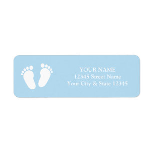 Baby Shower Return Address Labels | Zazzle