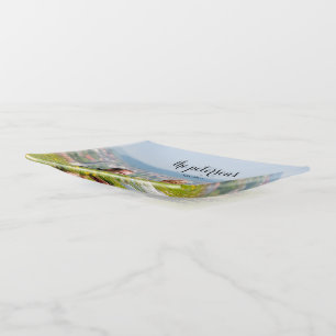 Custom Cute Beautiful Smiling Family Photo College Trinket Tray