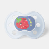 Custom Cute Chibi Strawberry Pacifier (Front)