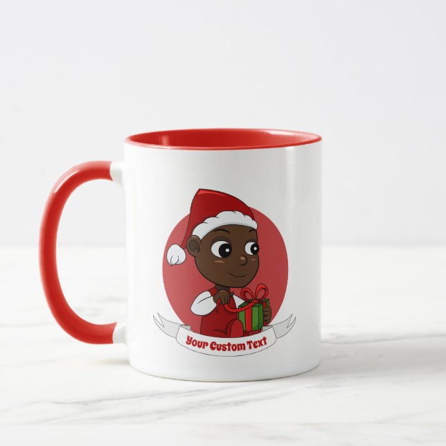 Custom cute Christmas baby cartoon Mug (Left)