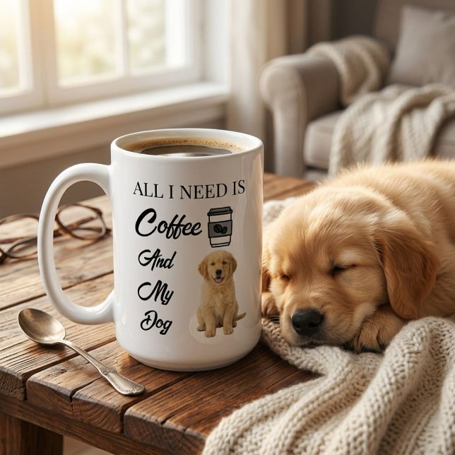 Custom Cute Dog Lover Personalized Coffee Mug (Creator Uploaded)
