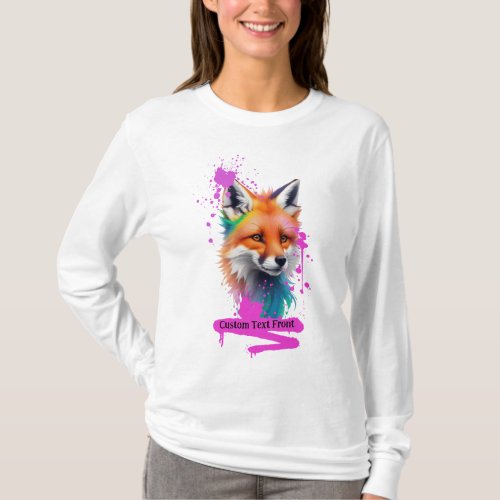 Custom Cute Fox T_Shirt