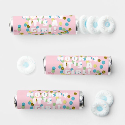 Custom Cute Fun Colorful Modern Confetti Dots Breath Savers Mints