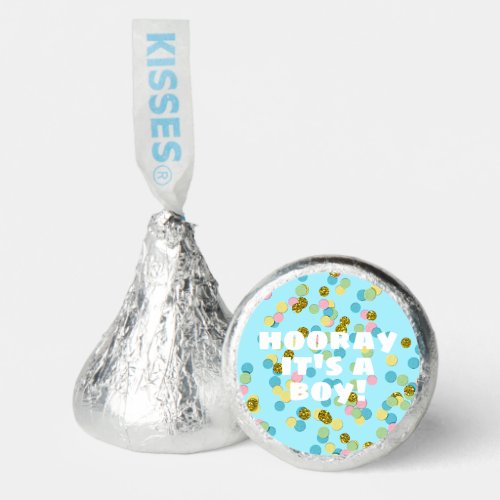 Custom Cute Fun Colorful Modern Confetti Dots Hersheys Kisses