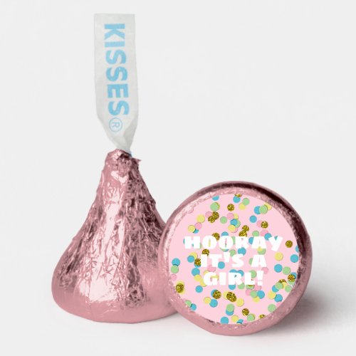 Custom Cute Fun Colorful Modern Confetti Dots Hersheys Kisses