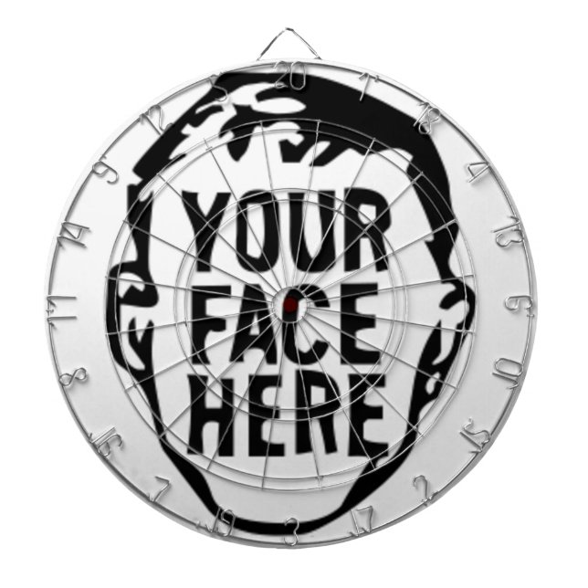 Custom cute fun designs dart board (Front)
