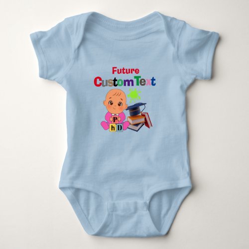 Custom Cute Funny Baby Future Profession Bodysuit