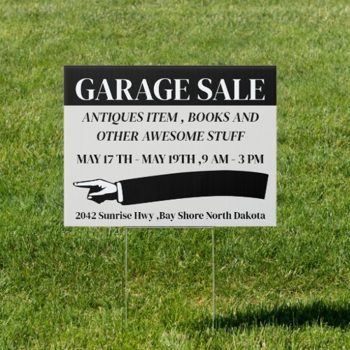 Custom Cute Garage Sale  Sign