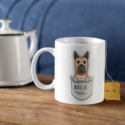Custom Cute Great Dane for Dog Lover Trainer Lover Coffee Mug