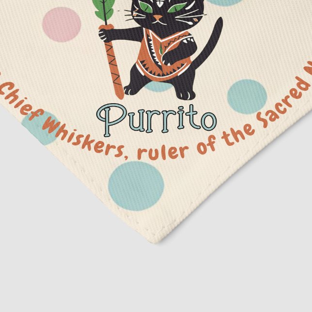 Custom Cute Minimalist Cat Bandana Pet Bandana Collar (Corner)