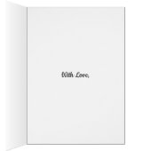 Custom Cute Mouse Good Luck New School Cards (Inside (Right))