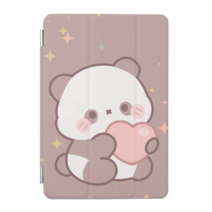 Custom Cute Panda Heart iPad Smart Cover