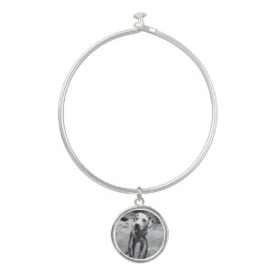 Custom Cute Pet Friend Photo Upload Dog Image Bangle Bracelet