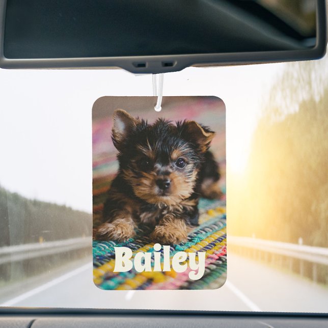 Custom Cute Pet Photo Air Freshener (Creator Uploaded)
