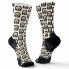 Custom Cute Pet Photo Pattern White Socks
