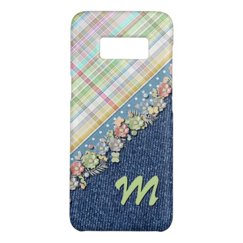 Custom Cute Polkadots Pastel Tartan Pattern Case_Mate Samsung Galaxy S8 Case