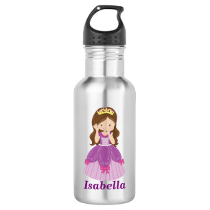 Custom Cute Princess Water Bottle, Stainless Steel Bottle