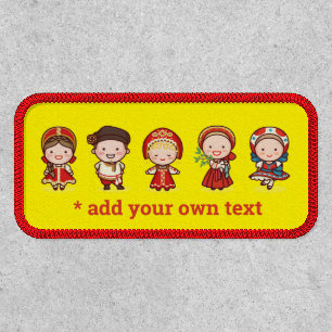 Custom Cute Russian Character Set Kawaii Patch