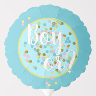 Custom Cute Summery Fun Colorful Confetti Dots Balloon