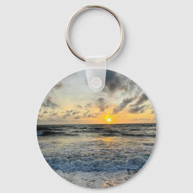 Custom Cute Two Photo Double Sided Personalized Keychain (Front)