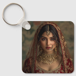 Custom Cute Two Photo Double Sided Personalized Keychain