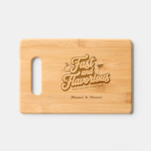Custom Cutting Board - Fast and Flavorious Series