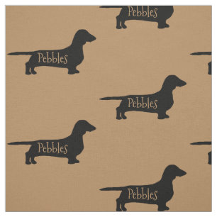 Custom Dachshund Dog Fabric
