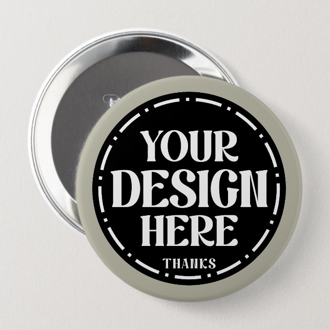 Custom Dad Appreciation gift Design Button (Front & Back)
