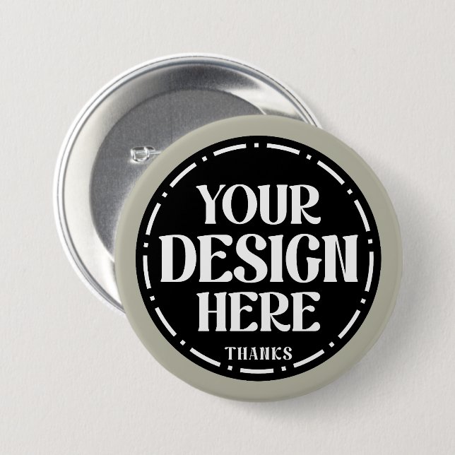 Custom Dad Appreciation gift Design Button (Front & Back)